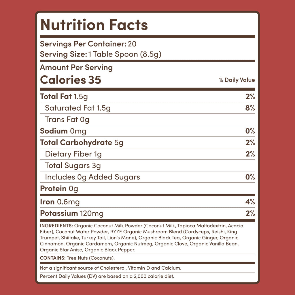 Mushroom Chai (20 Servings) - Coffee for Your Cup