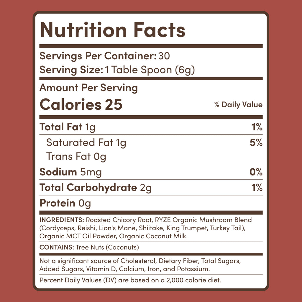 Mushroom Chicory (30 Servings) - Morning Mushroom Blend