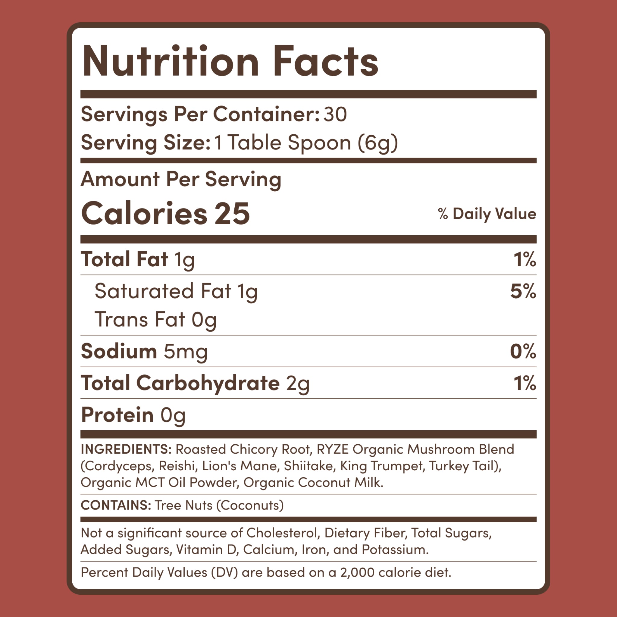 Mushroom Chicory (30 Servings) - Morning Mushroom Blend