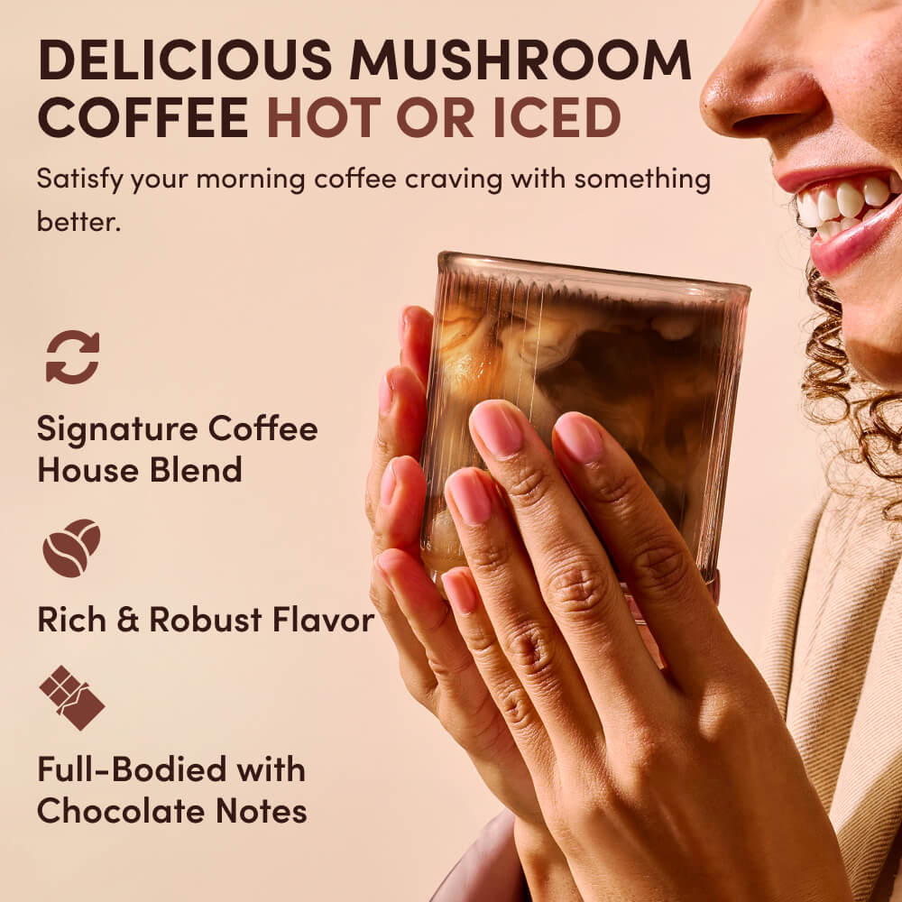 Mushroom Coffee Dark Roast (30 Servings) - Fresh Morning Cup