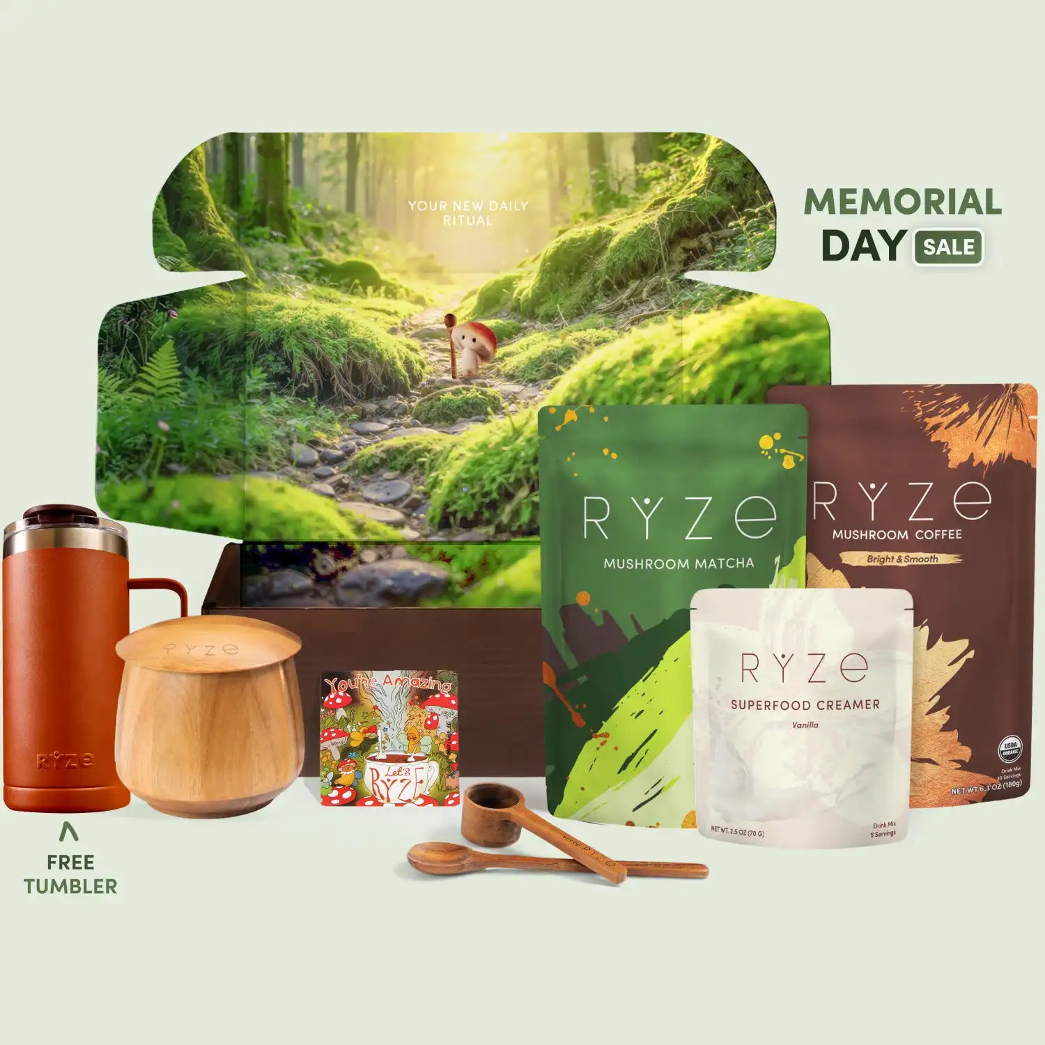 RYZE Ritual Set (Matcha + Coffee) - Easy Morning Blend