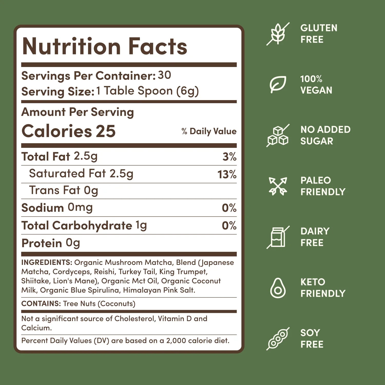Mushroom Matcha (30 Servings) - Coffee for Your Routine