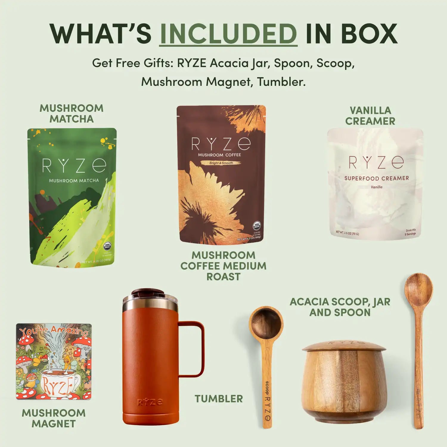 RYZE Ritual Set (Matcha + Coffee) - Easy Morning Blend